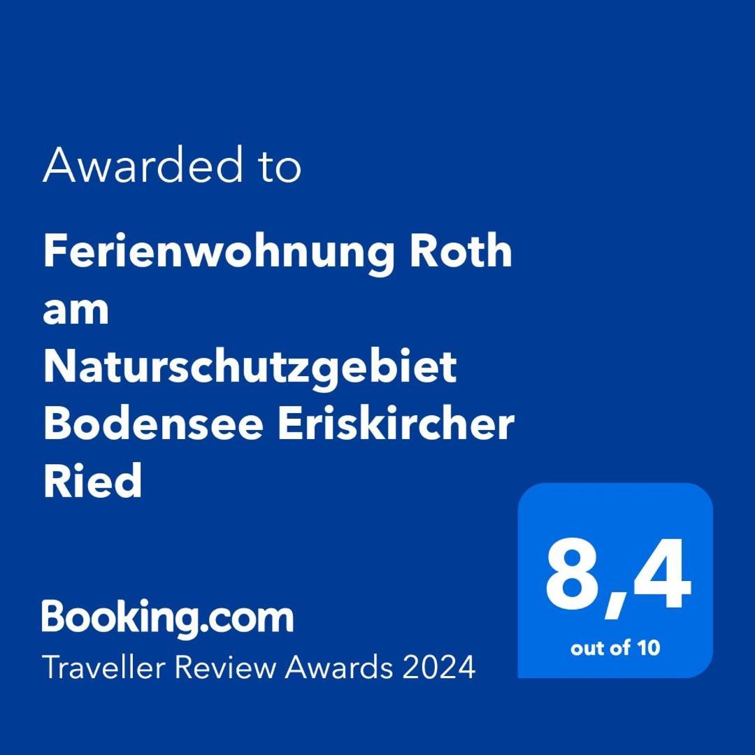 Roth In Ruhiger Lage Im Naturschutzgebiet Am Bodensee Eriskircher Ried Apartment Eriskirch